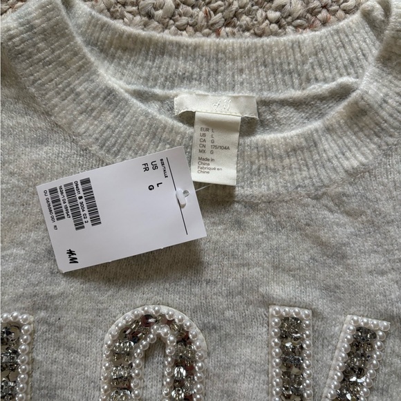 H&M Knit sweater with LOVE motif - Picture 3 of 3